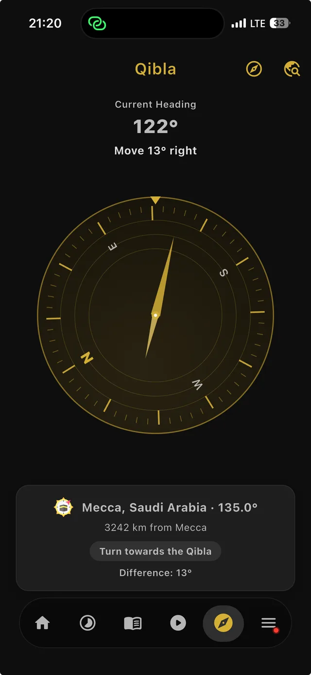 Qibla direction